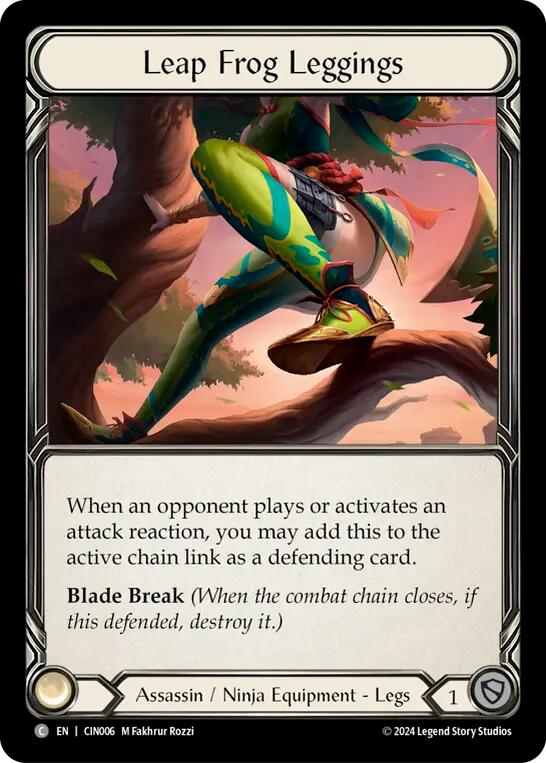 Leap Frog Leggings [CIN006] (The Hunted Cindra Blitz Deck) | Pegasus Games WI