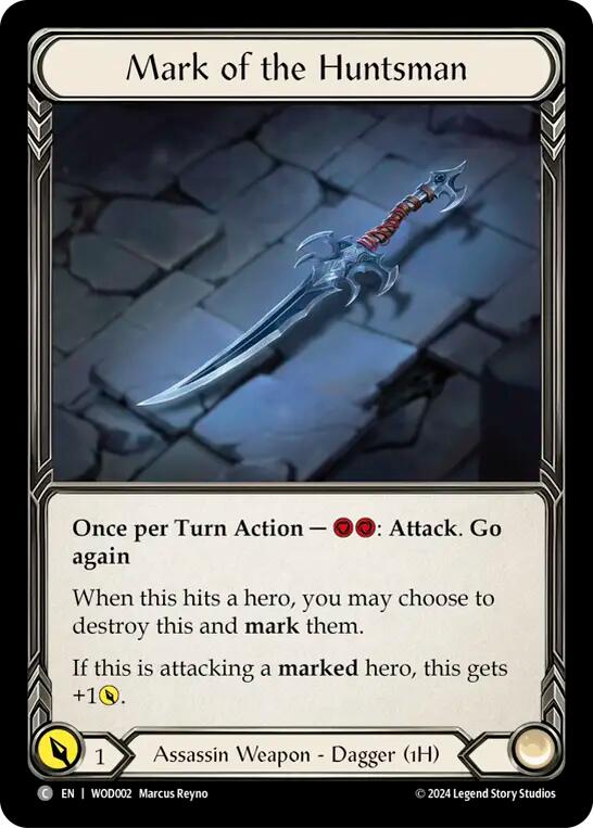 Mark of the Huntsman [WOD002] (The Hunted Arakni, Web of Deceit Blitz Deck) | Pegasus Games WI