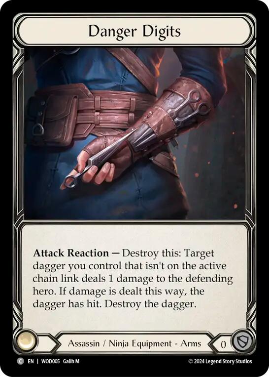 Danger Digits [WOD005] (The Hunted Arakni, Web of Deceit Blitz Deck) | Pegasus Games WI