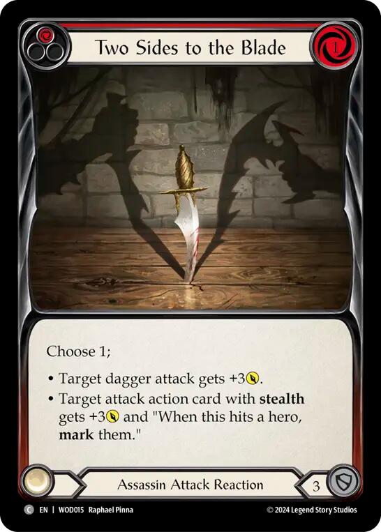 Two Sides to the Blade [WOD015] (The Hunted Arakni, Web of Deceit Blitz Deck) | Pegasus Games WI
