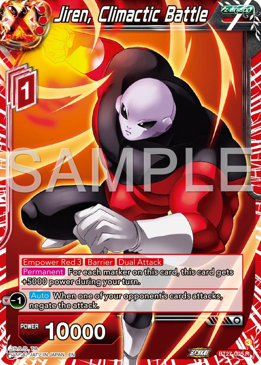 Jiren, Climactic Battle (BT27-005) [History of Z] | Pegasus Games WI