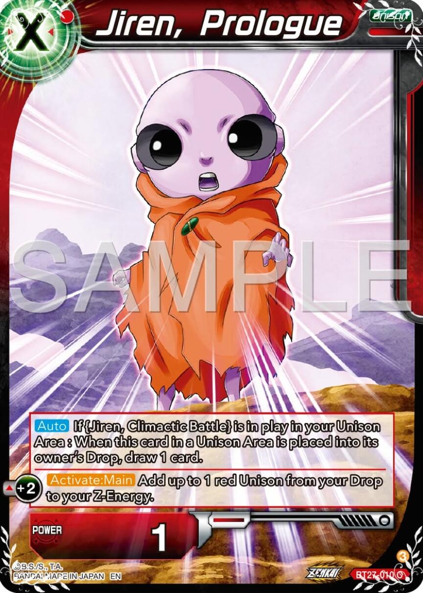 Jiren, Prologue (BT27-010) [History of Z] | Pegasus Games WI