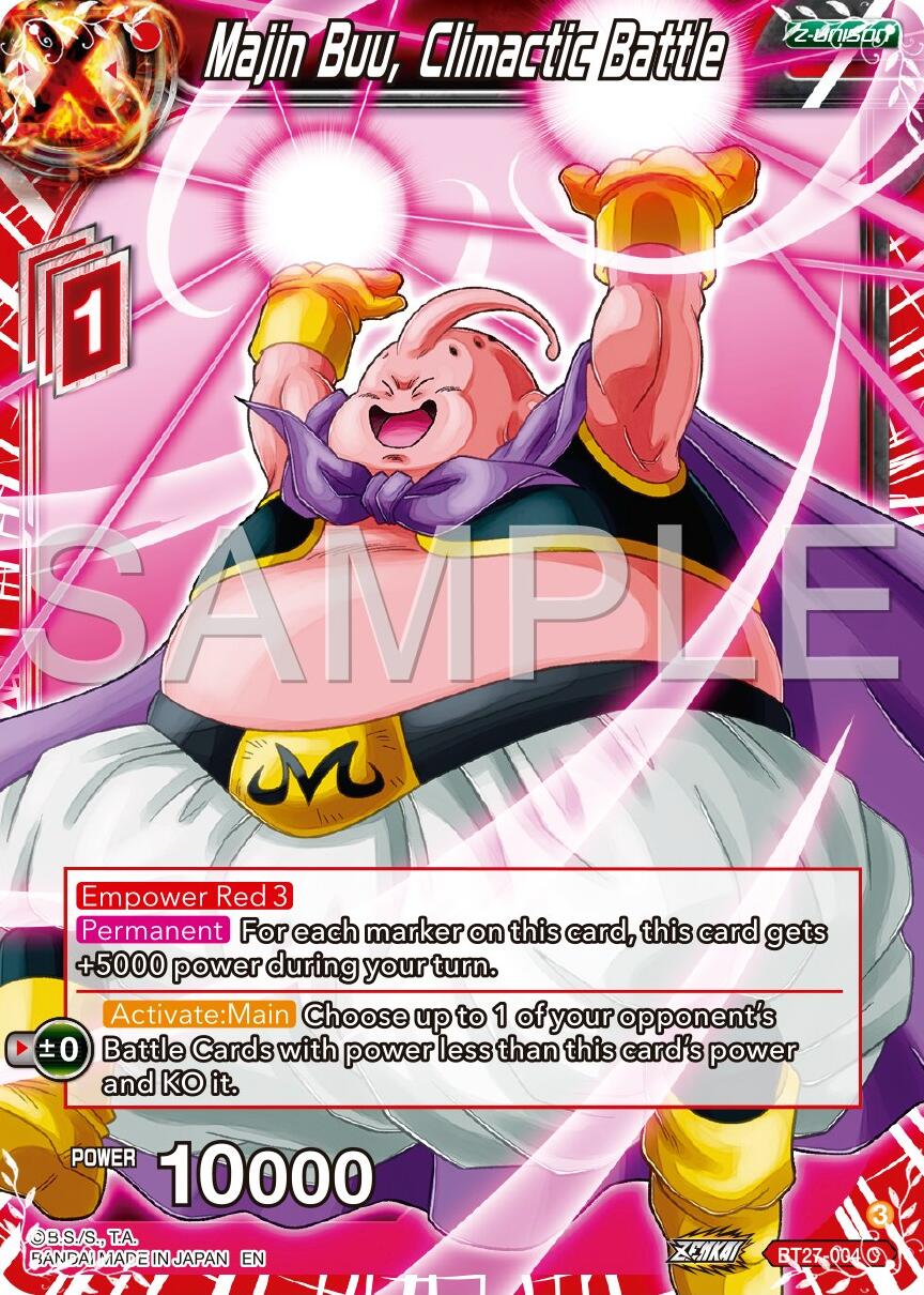 Majin Buu, Climactic Battle (BT27-004) [History of Z] | Pegasus Games WI