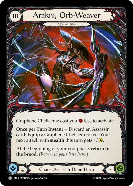 Arakni, Orb-Weaver [WOD029//WOD030] (The Hunted Arakni, Web of Deceit Blitz Deck) | Pegasus Games WI