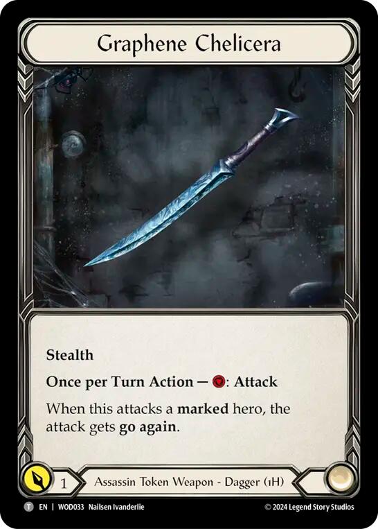 Graphene Chelicera [WOD033 // WOD034] (The Hunted Arakni, Web of Deceit Blitz Deck) | Pegasus Games WI