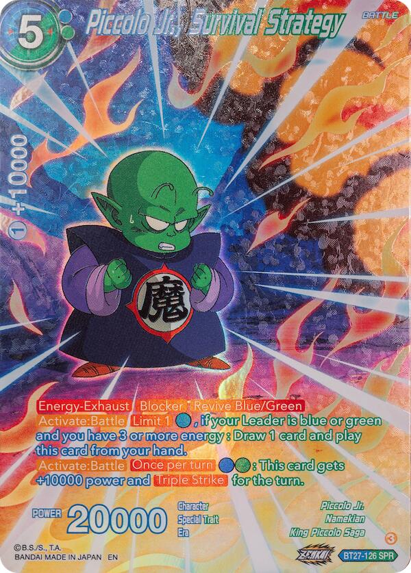 Piccolo Jr., Survival Strategy (SPR) (BT27-126) [History of Z] | Pegasus Games WI