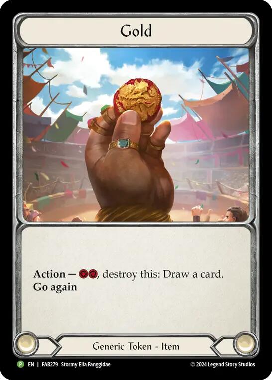 Gold [FAB279] (Promo)  Cold Foil | Pegasus Games WI