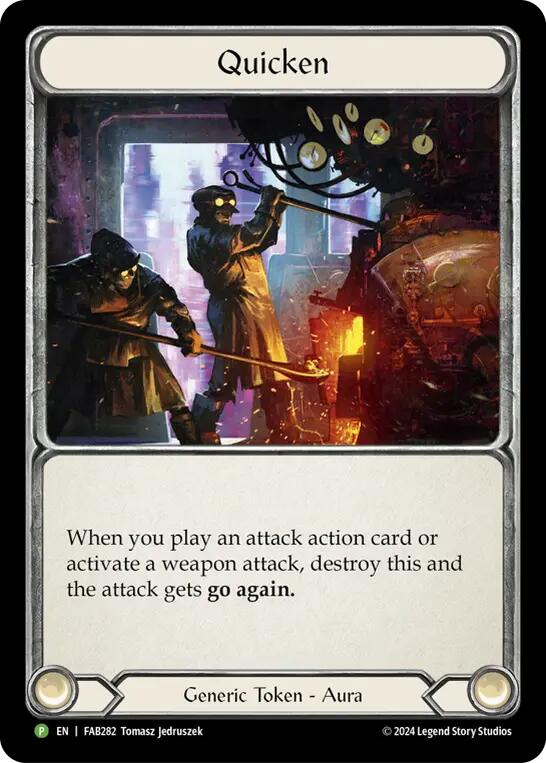 Quicken [FAB282] (Promo)  Cold Foil | Pegasus Games WI