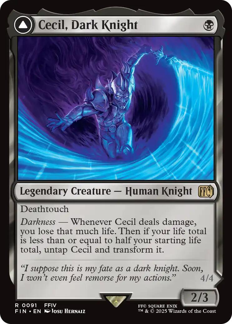 Cecil, Dark Knight // Cecil, Redeemed Paladin [FINAL FANTASY] | Pegasus Games WI
