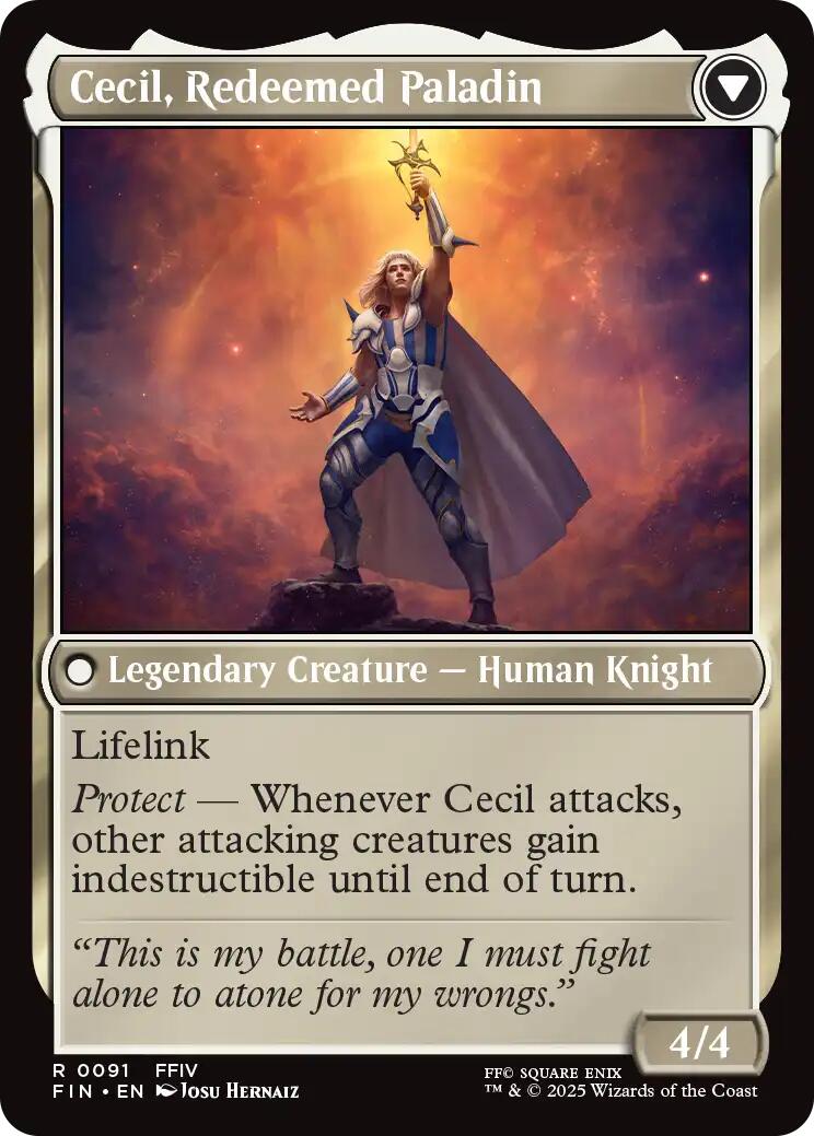 Cecil, Dark Knight // Cecil, Redeemed Paladin [FINAL FANTASY] | Pegasus Games WI