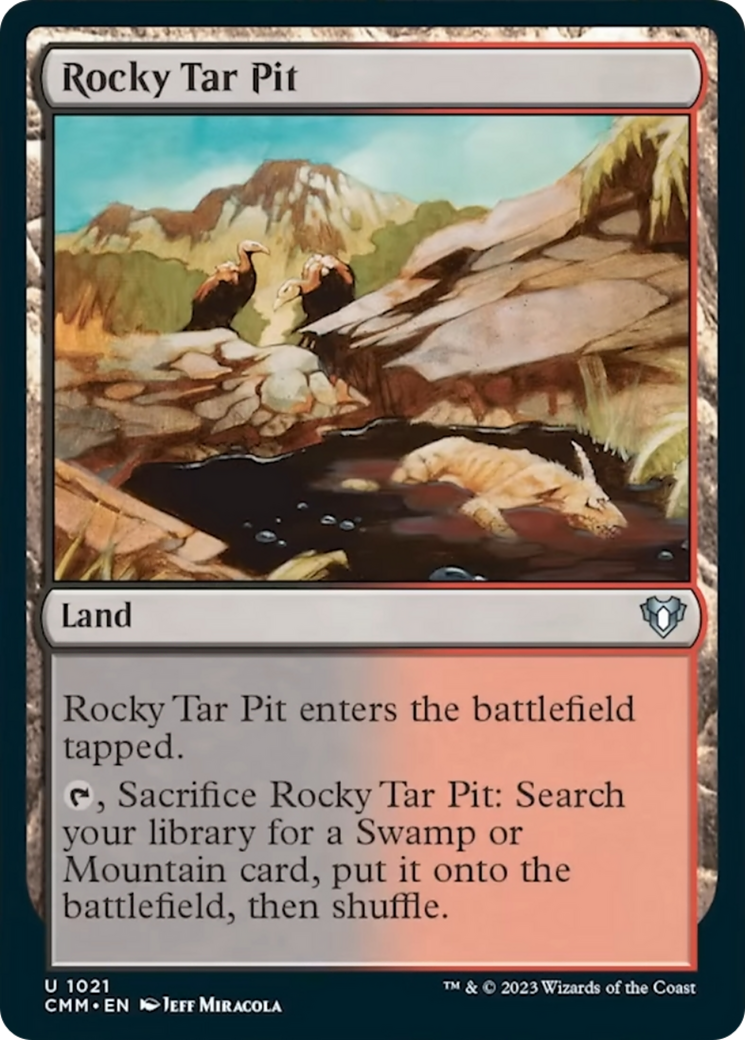 Rocky Tar Pit [Commander Masters] | Pegasus Games WI