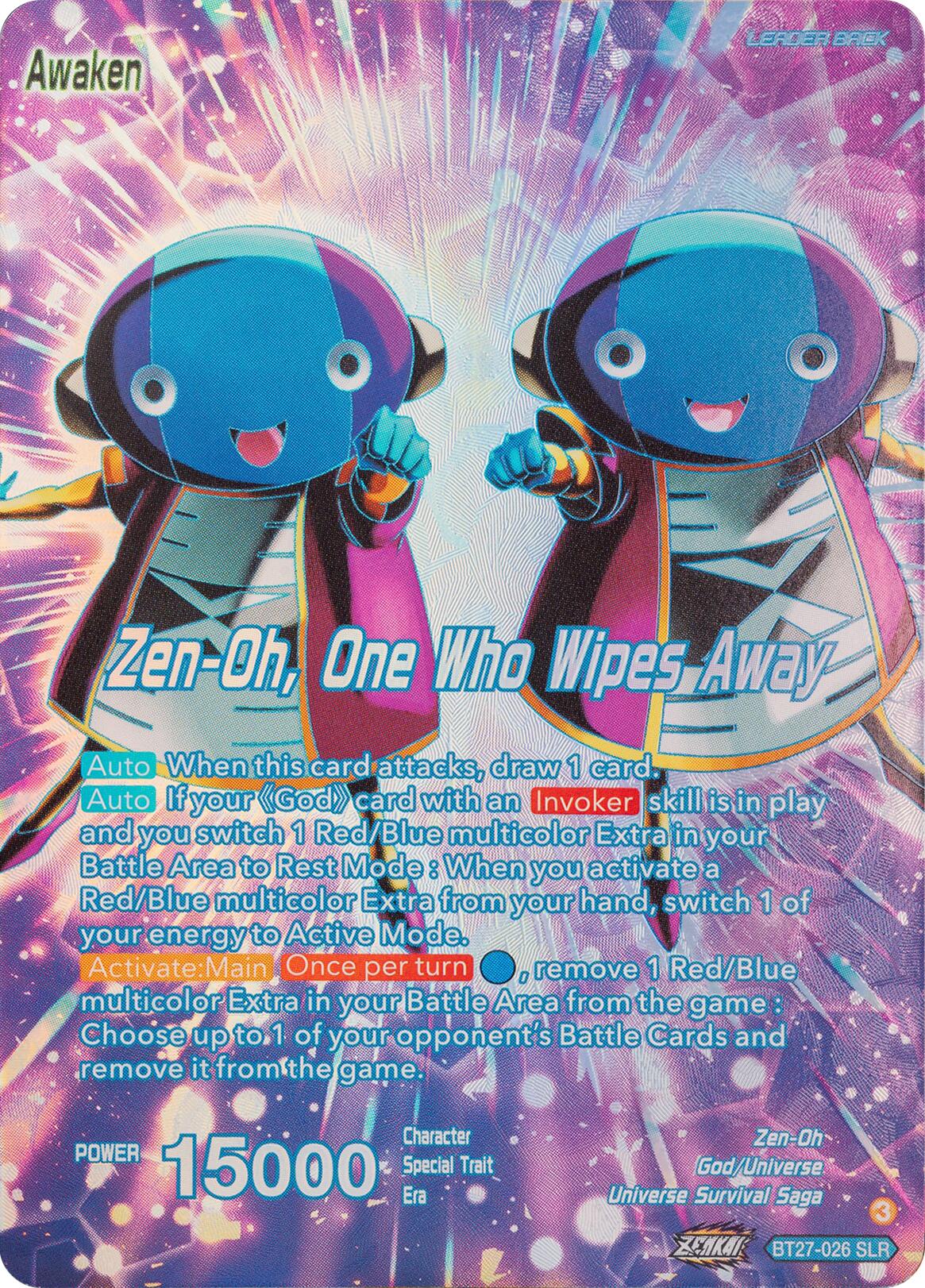 Zen-Oh // Zen-Oh, One Who Wipes Away (SLR) (BT27-026) [History of Z] | Pegasus Games WI