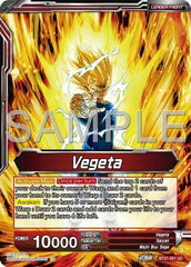 Vegeta // SSB Vegeta, Saiyan Pride (SLR) (BT27-001) [History of Z] | Pegasus Games WI