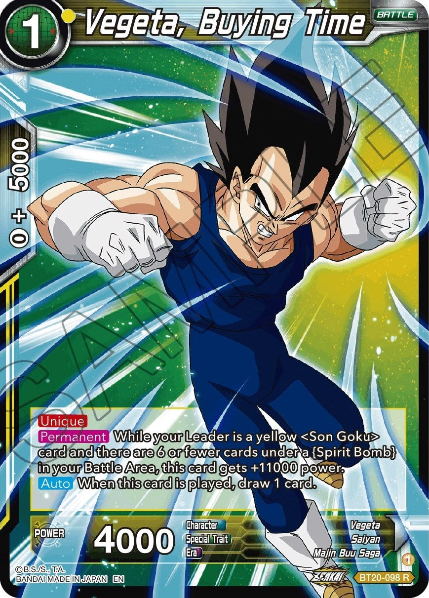 Vegeta, Buying Time (BT20-098) [Power Absorbed] | Pegasus Games WI
