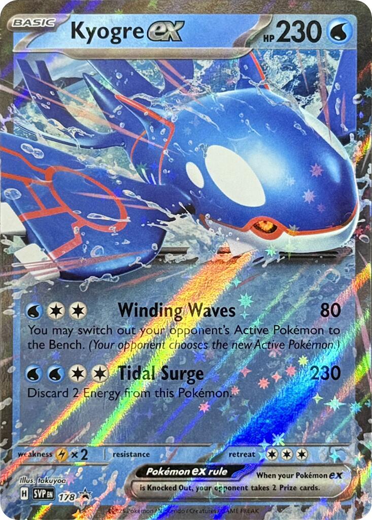 Kyogre ex (178) [Scarlet & Violet: Black Star Promos] | Pegasus Games WI