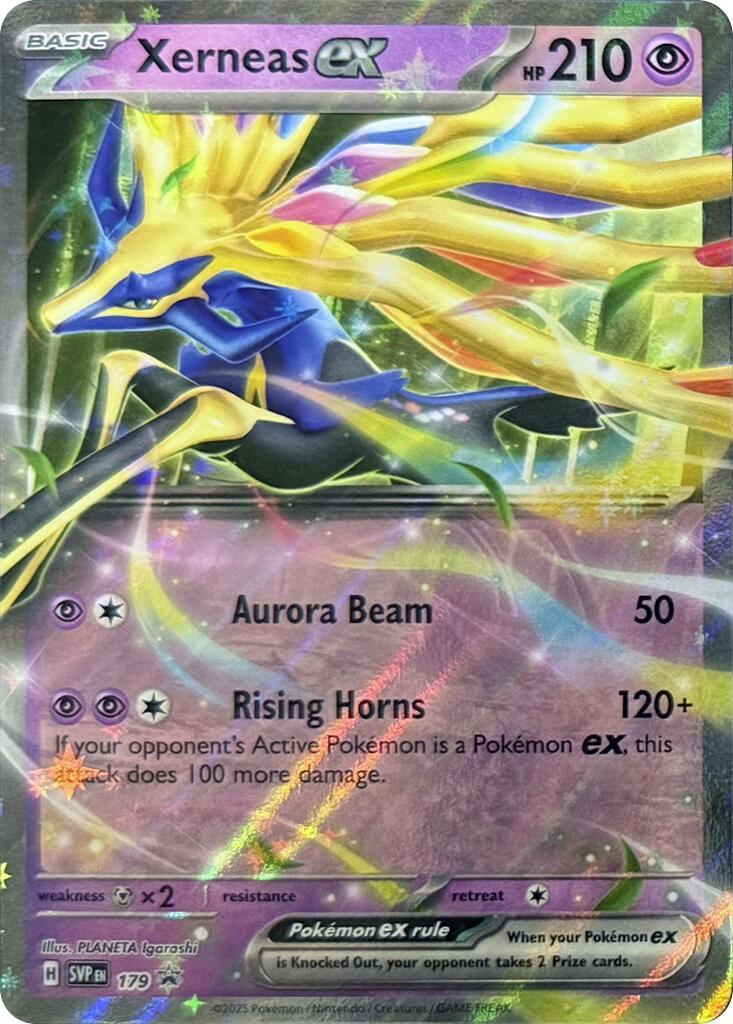 Xerneas ex (179) [Scarlet & Violet: Black Star Promos] | Pegasus Games WI