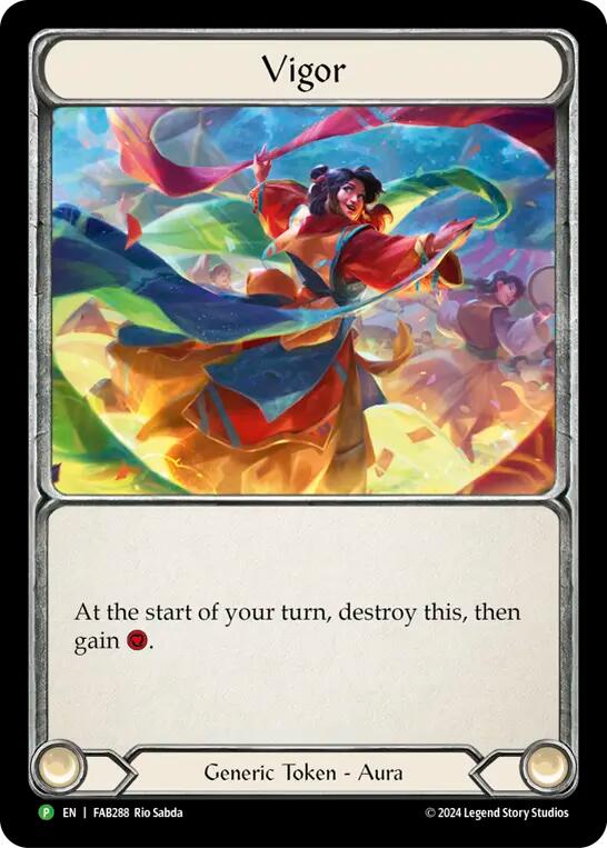Vigor [FAB288] (Promo)  Cold Foil | Pegasus Games WI