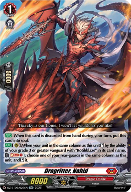 Dragritter, Nahid (DZ-BT06/023EN) [DZ-BT06: Generation Dragenesis] | Pegasus Games WI