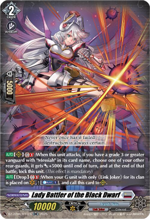 Lady Battler of the Black Dwarf (DZ-BT06/031EN) [DZ-BT06: Generation Dragenesis] | Pegasus Games WI