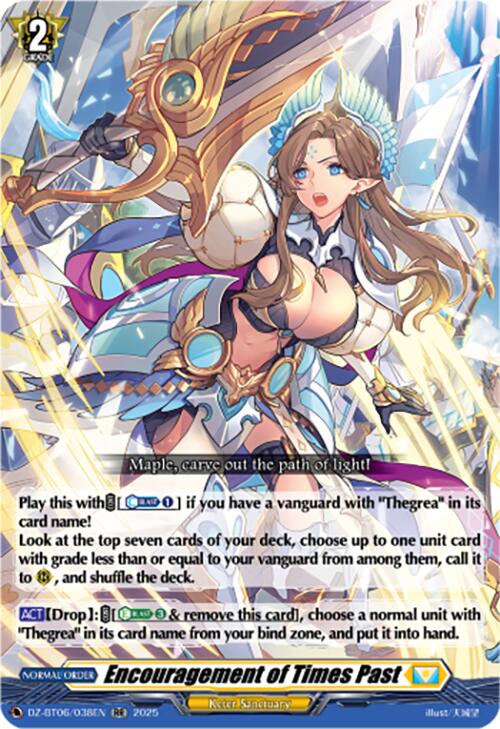 Encouragement of Times Past (DZ-BT06/038EN) [DZ-BT06: Generation Dragenesis] | Pegasus Games WI