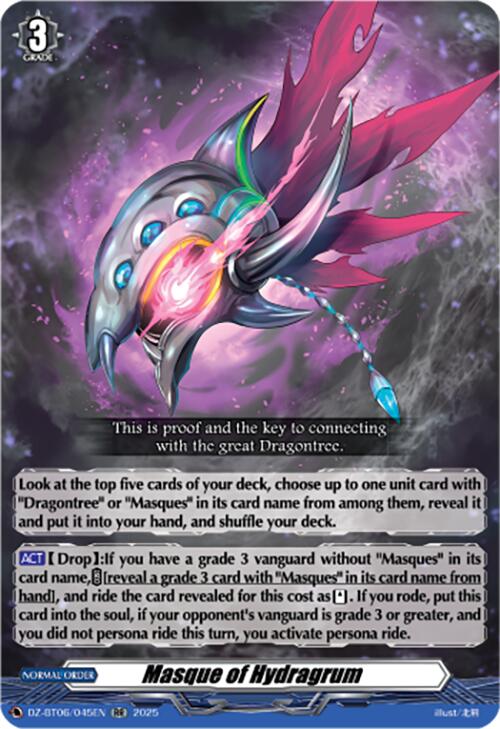 Masque of Hydragrum (DZ-BT06/045EN) [DZ-BT06: Generation Dragenesis] | Pegasus Games WI