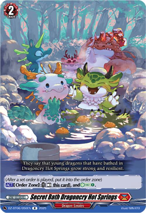 Secret Bath Dragoncry Hot Springs (DZ-BT06/050EN) [DZ-BT06: Generation Dragenesis] | Pegasus Games WI