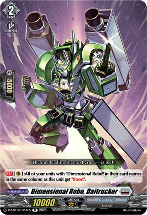 Dimensional Robo, Daitrucker (DZ-BT06/057EN) [DZ-BT06: Generation Dragenesis] | Pegasus Games WI