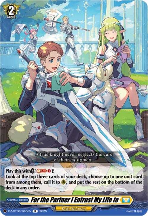 For the Partner I Entrust My Life to (DZ-BT06/065EN) [DZ-BT06: Generation Dragenesis] | Pegasus Games WI