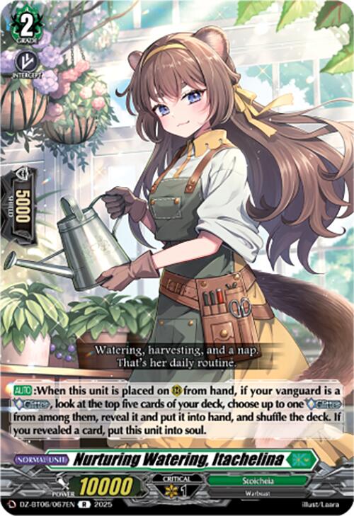 Nurturing Watering, Itachelina (DZ-BT06/067EN) [DZ-BT06: Generation Dragenesis] | Pegasus Games WI