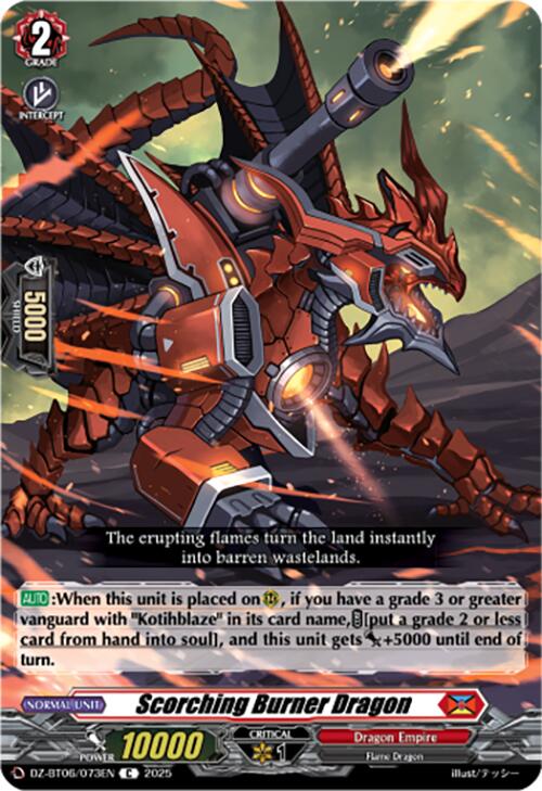 Scorching Burner Dragon (DZ-BT06/073EN) [Generation Dragenesis] | Pegasus Games WI