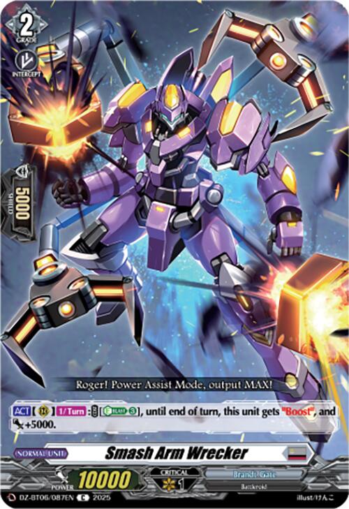Smash Arm Wrecker (DZ-BT06/087EN) [DZ-BT06: Generation Dragenesis] | Pegasus Games WI