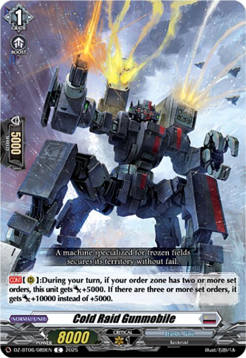 Cold Raid Gunmobile (DZ-BT06/089EN) [DZ-BT06: Generation Dragenesis] | Pegasus Games WI