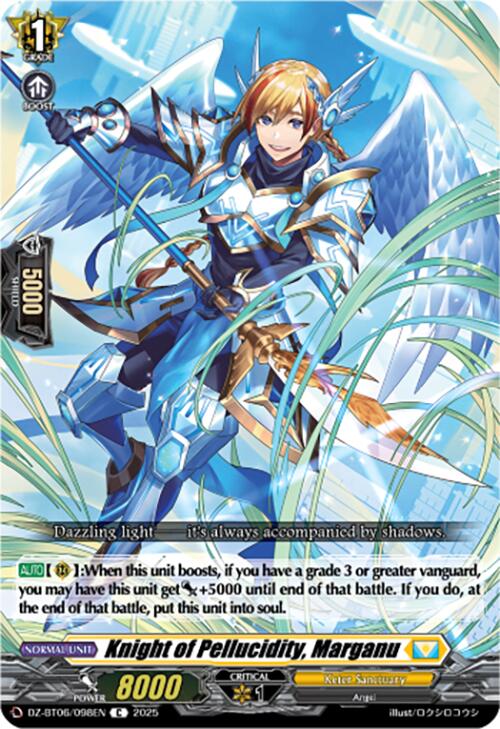 Knight of Pellucidity, Marganu (DZ-BT06/098EN) [DZ-BT06: Generation Dragenesis] | Pegasus Games WI