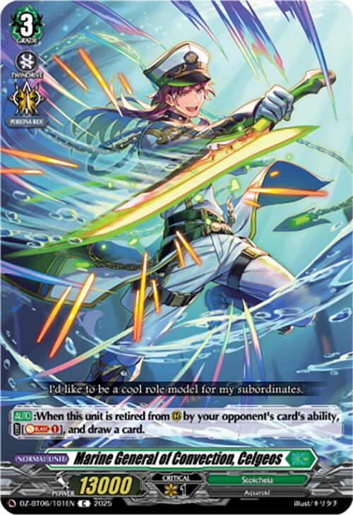 Marine General of Convection, Celgeos (DZ-BT06/101EN) [DZ-BT06: Generation Dragenesis] | Pegasus Games WI