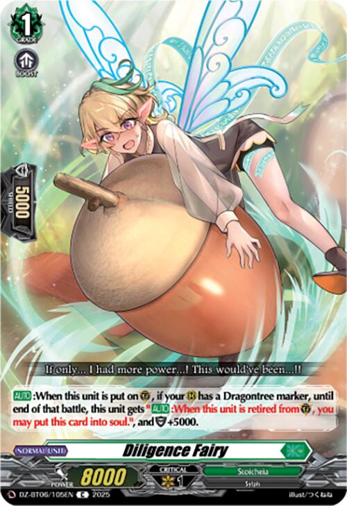 Diligence Fairy (DZ-BT06/105EN) [DZ-BT06: Generation Dragenesis] | Pegasus Games WI