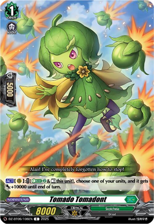 Tomado Tomadont (DZ-BT06/106EN) [DZ-BT06: Generation Dragenesis] | Pegasus Games WI