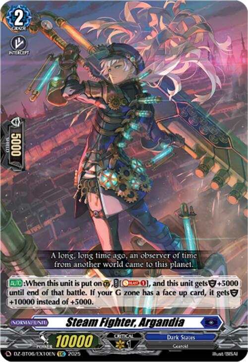 Steam Fighter, Argandia (EXC) (DZ-BT06/EX10EN) [DZ-BT06: Generation Dragenesis] | Pegasus Games WI