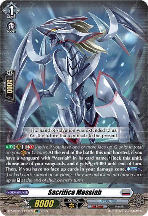 Sacrifice Messiah (EXC) (DZ-BT06/EX23EN) [DZ-BT06: Generation Dragenesis] | Pegasus Games WI