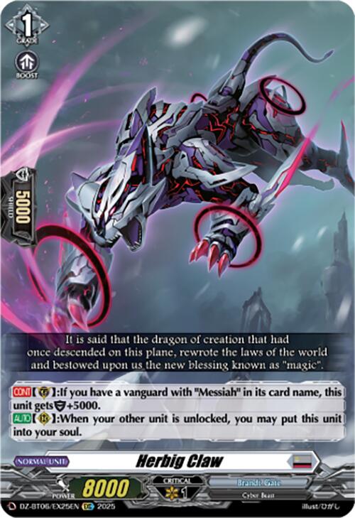 Herbig Claw (EXC) (DZ-BT06/EX25EN) [DZ-BT06: Generation Dragenesis] | Pegasus Games WI