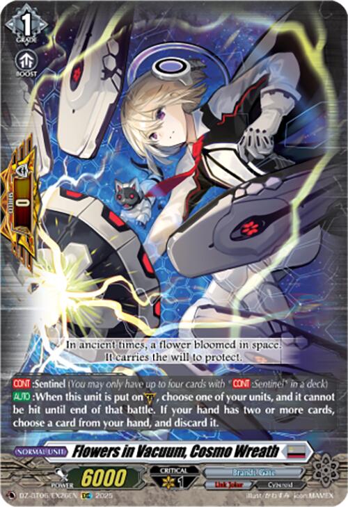 Flowers in Vacuum, Cosmo Wreath (EXC) (DZ-BT06/EX26EN) [DZ-BT06: Generation Dragenesis] | Pegasus Games WI