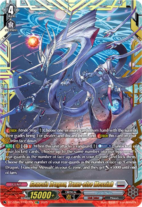 Genesis Dragon, Trans-else Messiah (DZ-BT06/FFR07EN) [DZ-BT06: Generation Dragenesis] | Pegasus Games WI