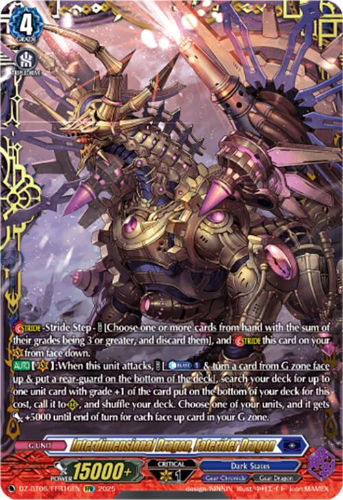 Interdimensional Dragon, Faterider Dragon (DZ-BT06/FFR16EN) [DZ-BT06: Generation Dragenesis] | Pegasus Games WI