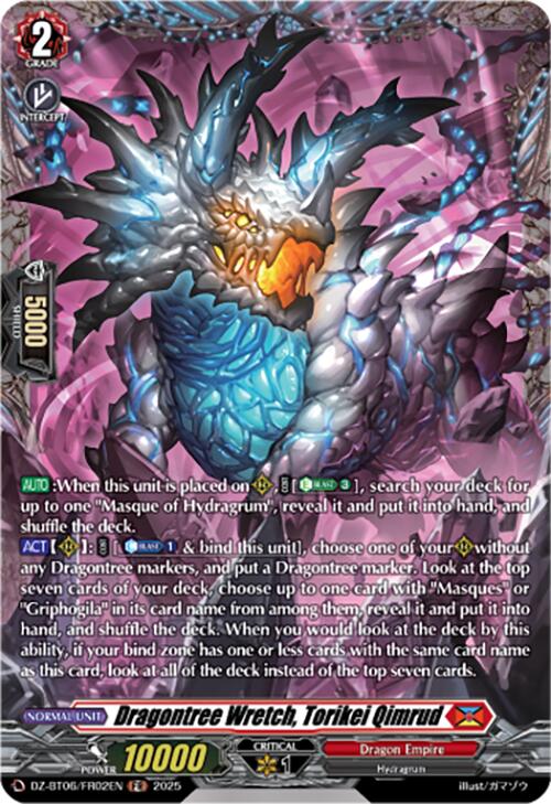 Dragontree Wretch, Torikei Qimrud (DZ-BT06/FR02EN) [DZ-BT06: Generation Dragenesis] | Pegasus Games WI