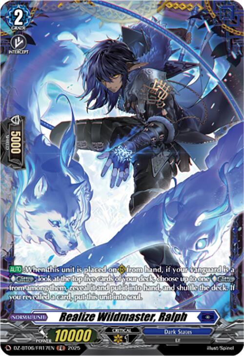 Realize Wildmaster, Ralph (DZ-BT06/FR17EN) [DZ-BT06: Generation Dragenesis] | Pegasus Games WI