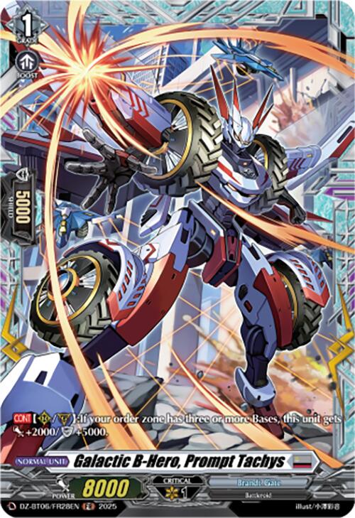 Galactic B-Hero, Prompt Tachys (DZ-BT06/FR28EN) [DZ-BT06: Generation Dragenesis] | Pegasus Games WI