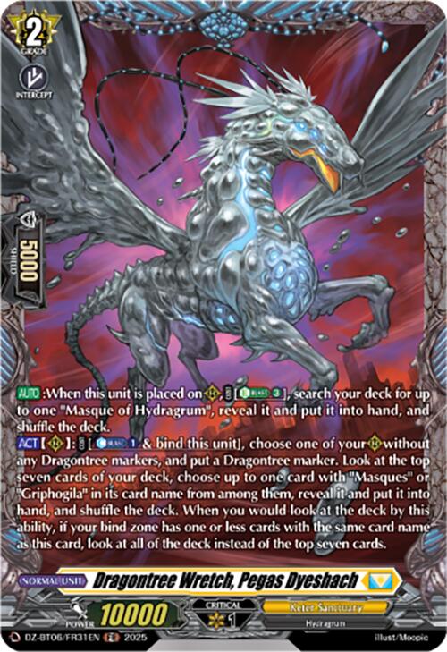 Dragontree Wretch, Pegas Dyeshach (DZ-BT06/FR31EN) [DZ-BT06: Generation Dragenesis] | Pegasus Games WI