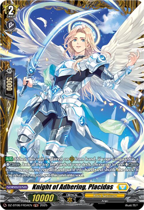 Knight of Adhering, Placidas (DZ-BT06/FR34EN) [DZ-BT06: Generation Dragenesis] | Pegasus Games WI