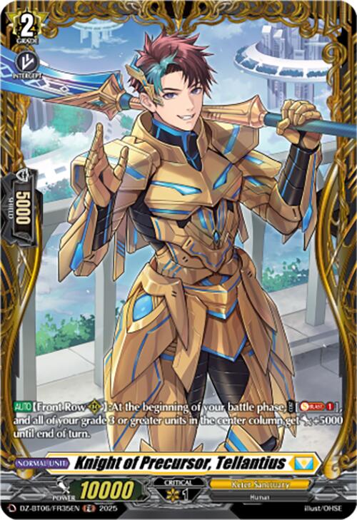 Knight of Precursor, Tellantius (DZ-BT06/FR35EN) [DZ-BT06: Generation Dragenesis] | Pegasus Games WI