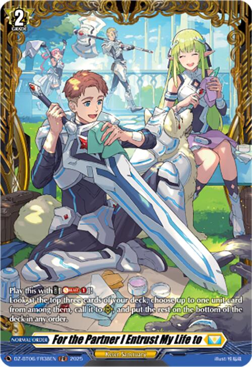 For the Partner I Entrust My Life to (DZ-BT06/FR38EN) [DZ-BT06: Generation Dragenesis] | Pegasus Games WI