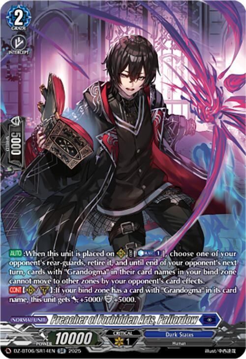 Preacher of Forbidden Arts, Pallordow (DZ-BT06/SR14EN) [DZ-BT06: Generation Dragenesis] | Pegasus Games WI